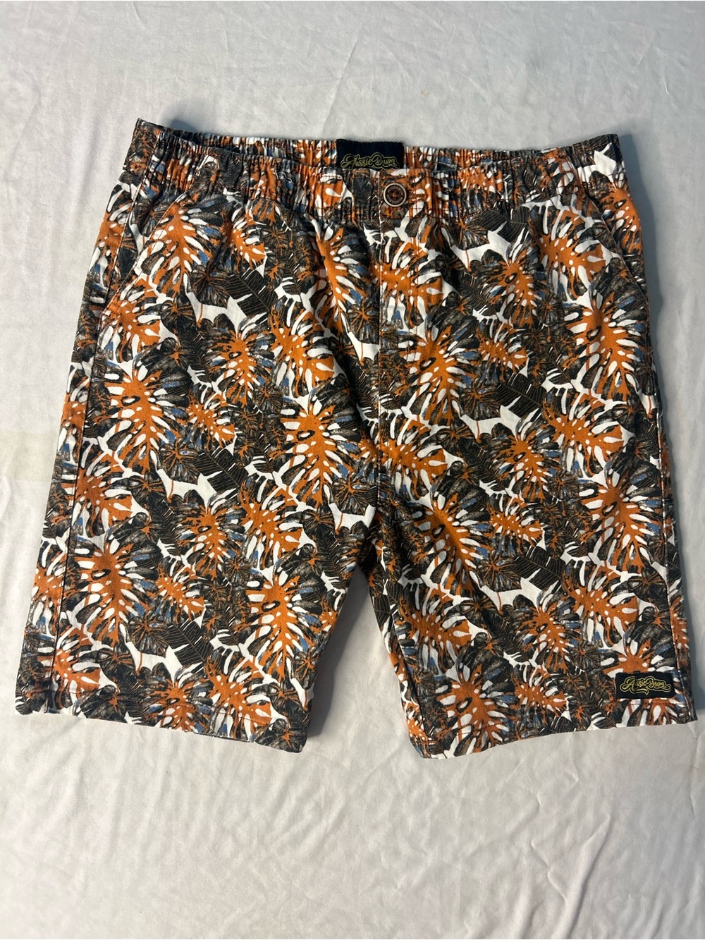 AussieBum Tropical Leaf Stretch Shorts – Men’s Large